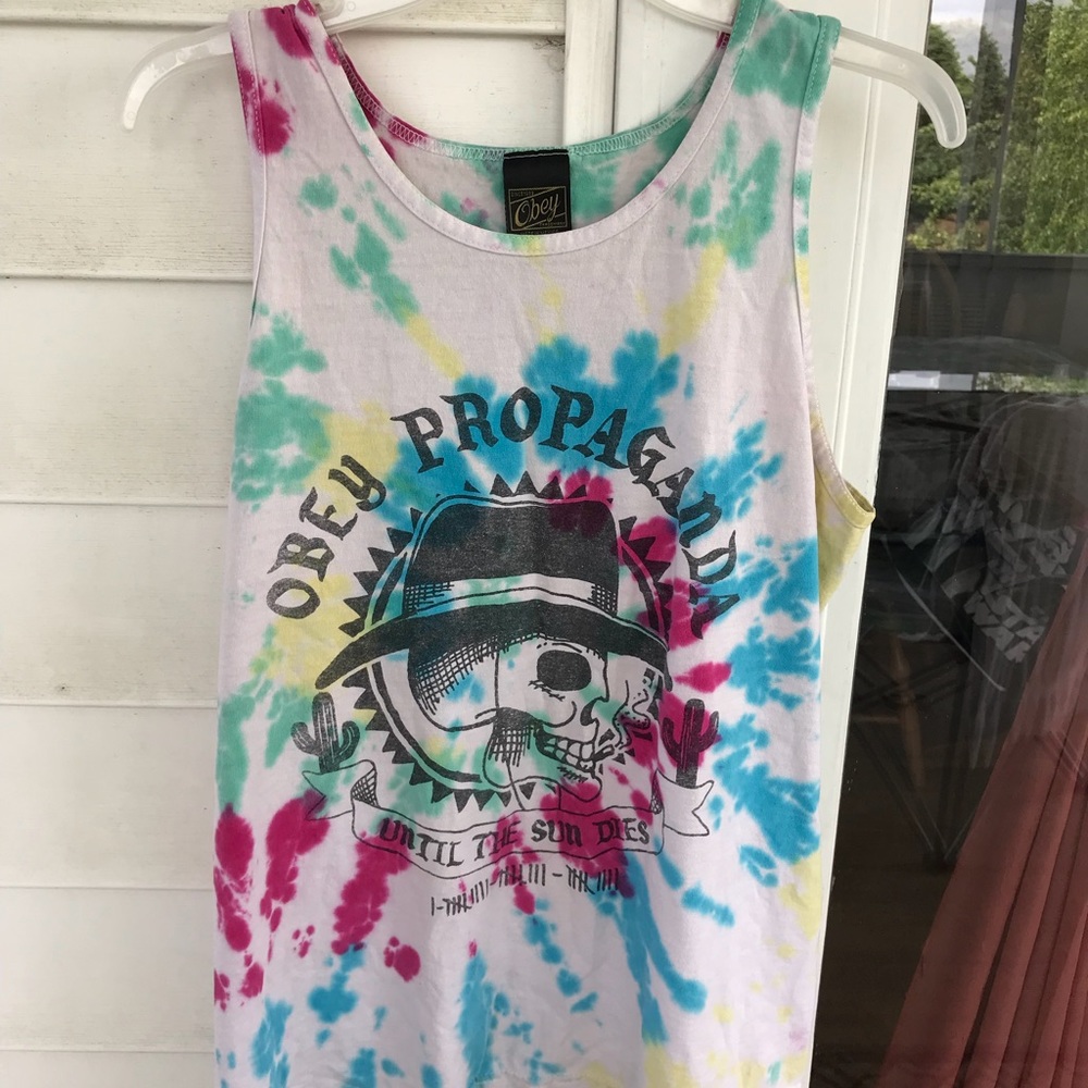 Obey tie dye